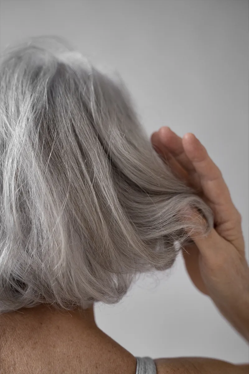 gray hair trend 2024