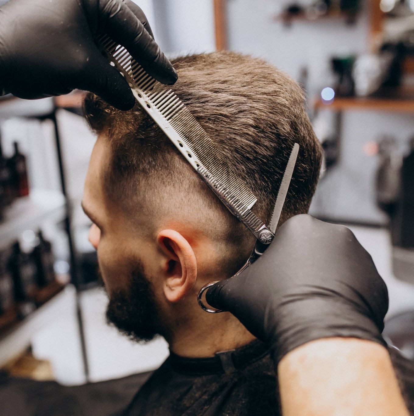 Taking on a new look at a barbershop