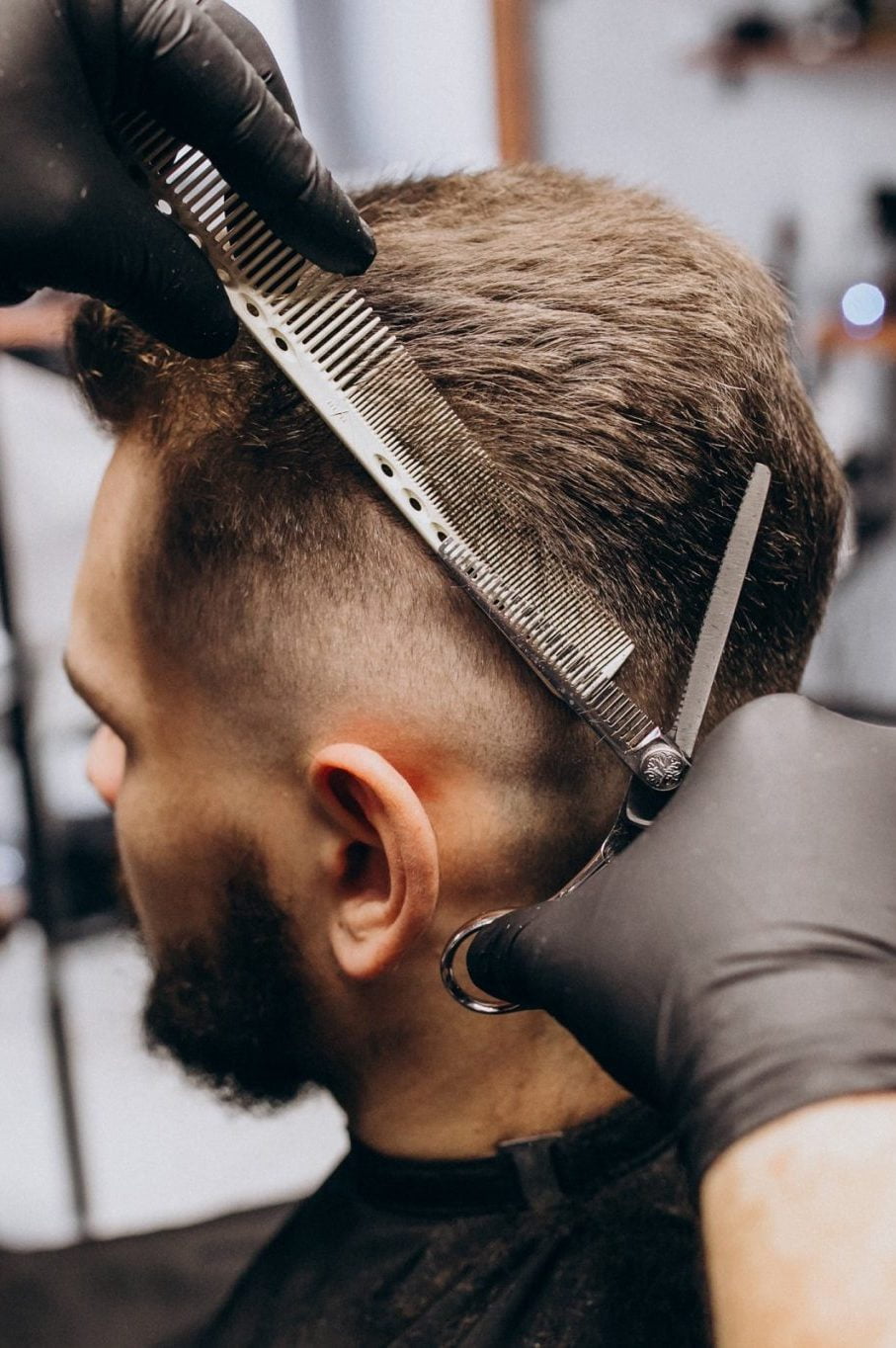 Taking on a new look at a barbershop