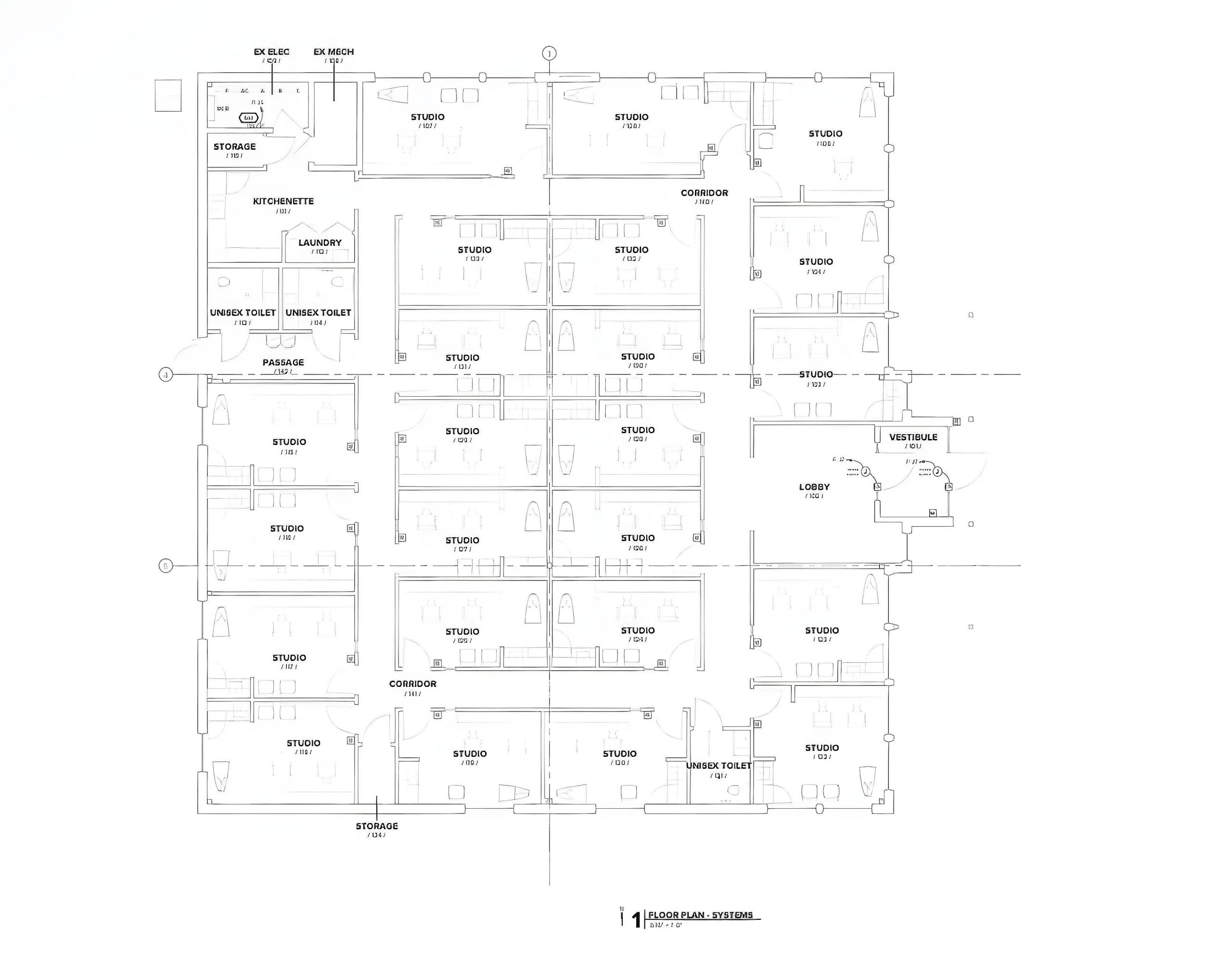 Belleville Salon Studio Plan