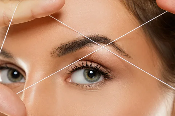 Eyebrow Threadings care