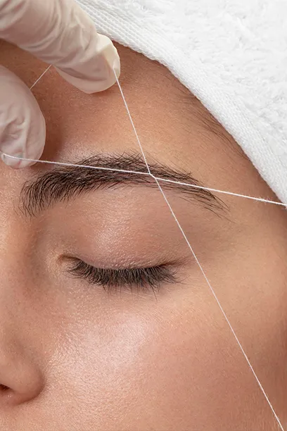 Eyebrow Threadings care